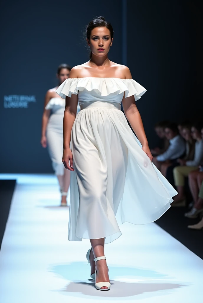 Fashion show with beautiful and original clothes