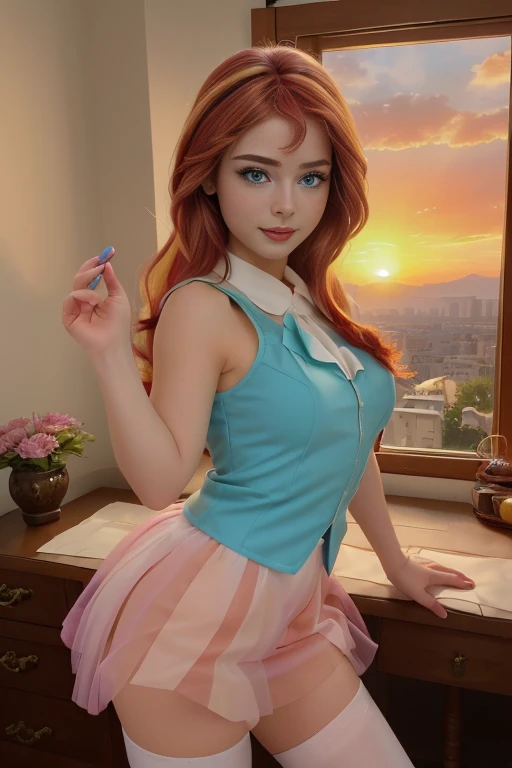 seins énormes, gros cul, Sexy, une fille,  30 years old Anna from Disney frozen as a milf Dans la solitude in real life alone wearing very short pajama shorts and blank solid low cut colored crop top pajama shirt,Brooke Monk, ava grâce, Elle sourit, montrant ses courbes, Sexy, belle fille, innocent, clivage, hauts décolletés, Dans la solitude, Se pencher pour montrer ses fesses à la caméra, Yeux clairs, Ramper sur le lit de manière séduisante,