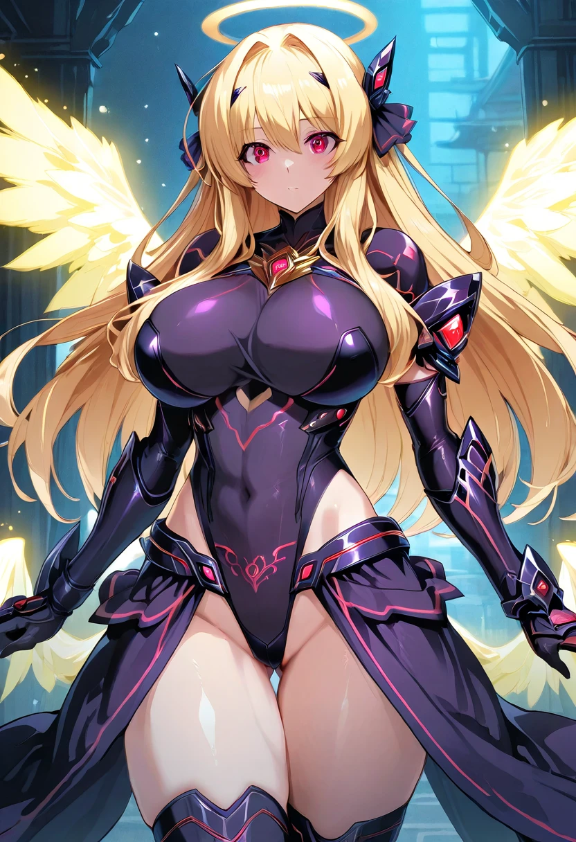Cure happiness, skirt, Wrist cuff, Witch Hat, shorts under skirt, boots, corruption, Hollow Eyes, Half closed eyes, Wicked Smile, There are no students, Crazy Smile, Open your mouth, 1 Girl, Mature Woman, Married women, Dark Magical Girl,Black costume,Large Breasts(Huge breasts:1.8)