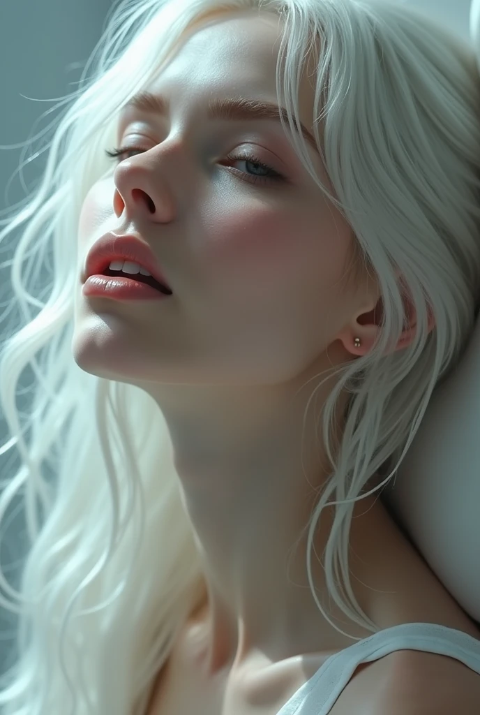  White-haired woman being penetrated