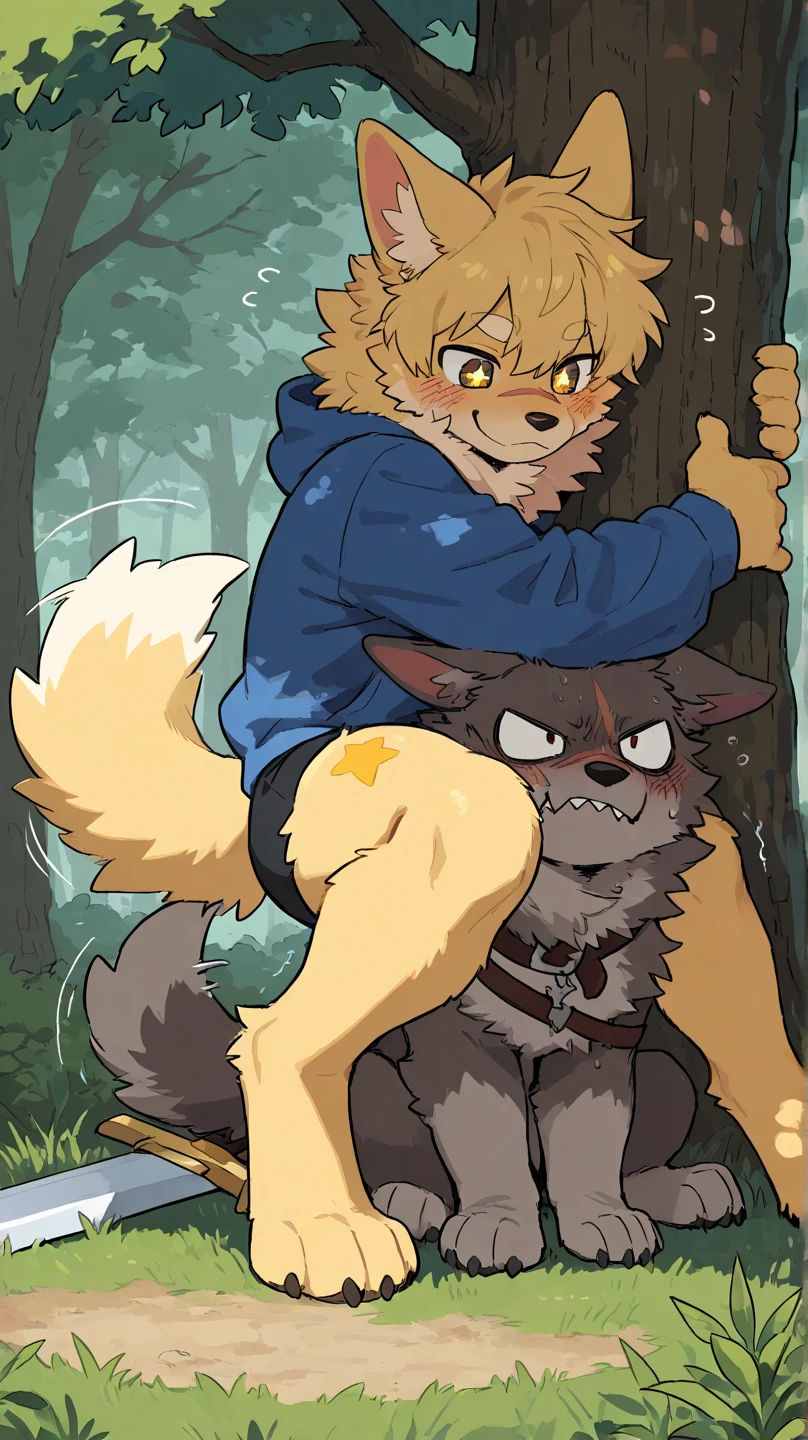 Kingdom hearts、(sky)、Young boy、Furry、Ferocious black wolf、Shota、Nipples、Tight hairstyle、Brown Hair、YAOI、sex、Intense ejaculation、Ahegao、Erect penis、((rape、Intense 、A lot of semen、amusement park))