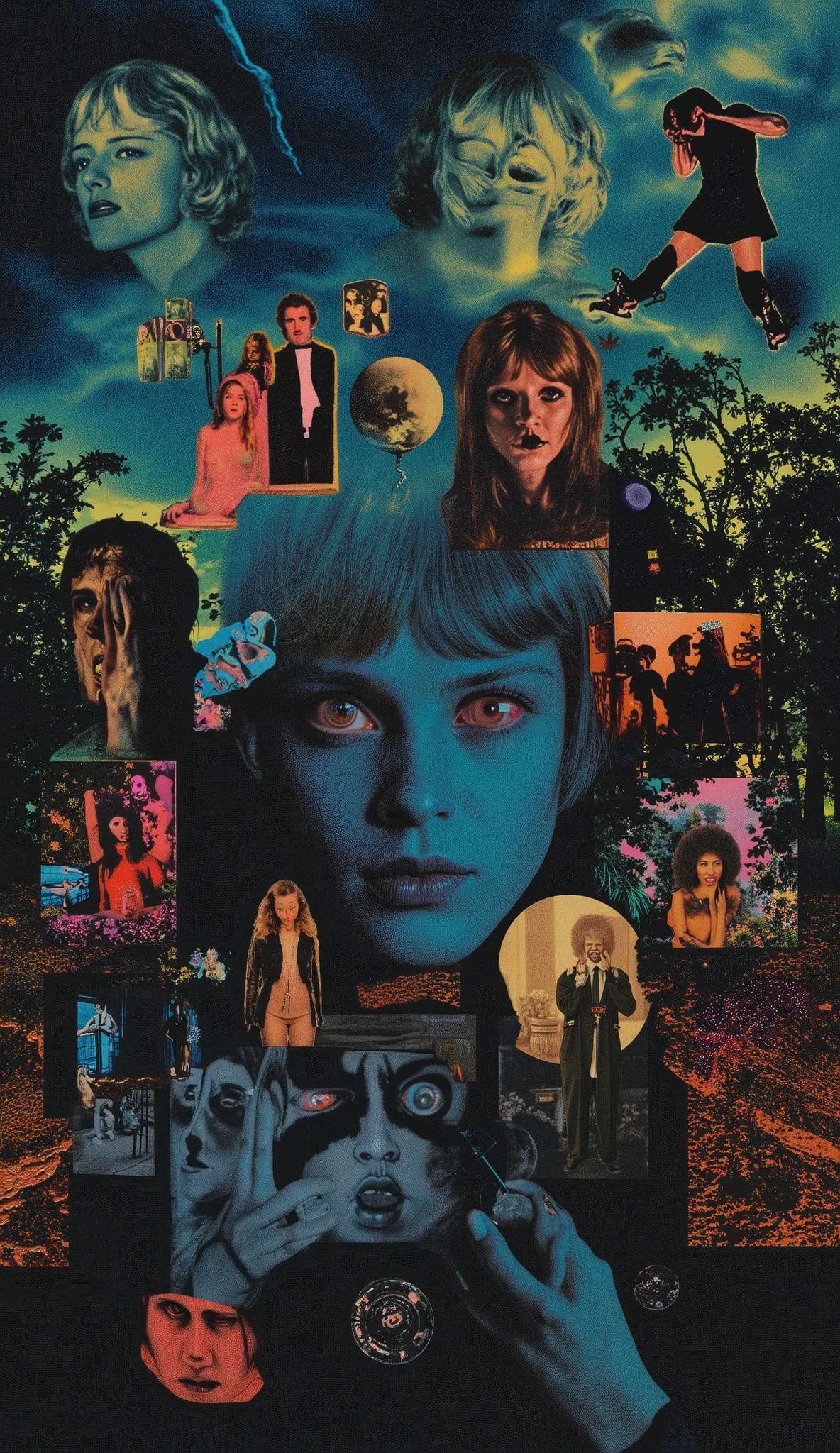 Surrealist Psicopop. intriguing people. film David Lynch — Dreams, Mysteries and Secrets. cinematic. 8K.