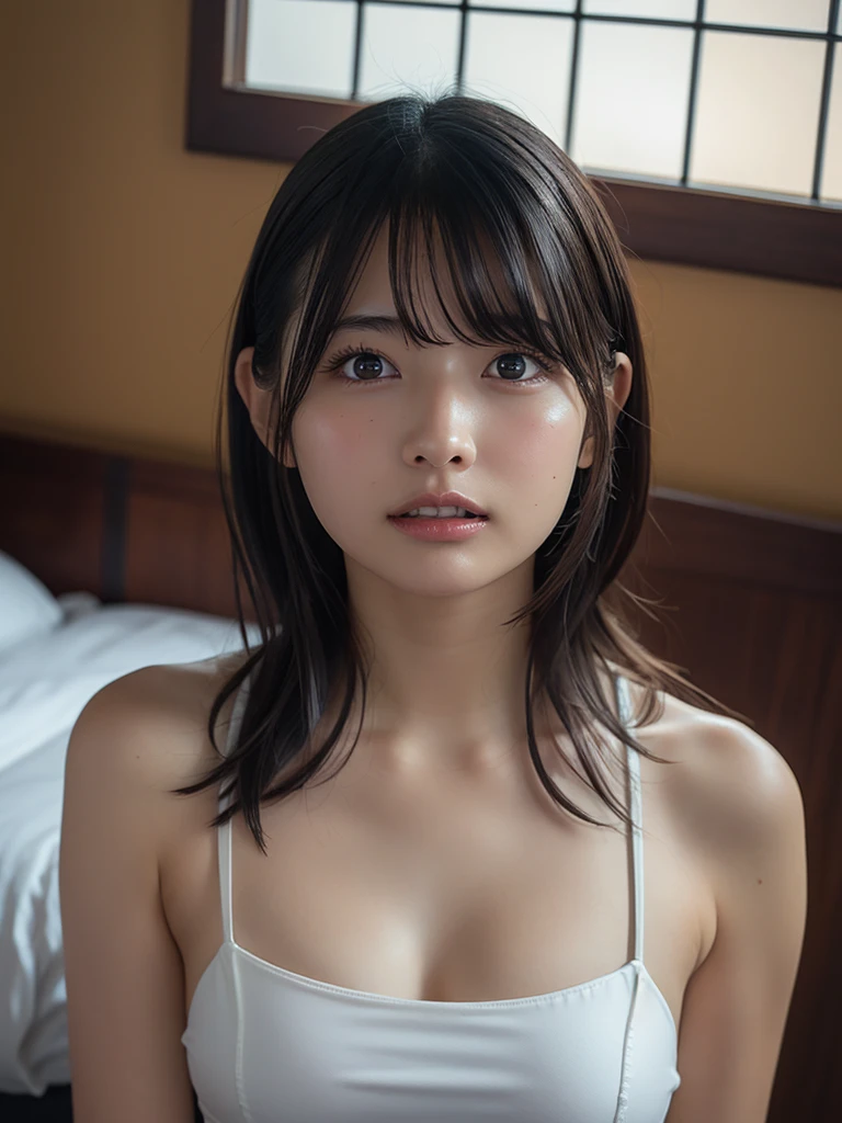 NSFW、((highest quality, 8k, Tabletop: 1.3)), Sharp focus: 1.2, Beautiful woman with perfect body: 1.4, Slim abdomen: 1.2, ((13yo: 1.2)), (No bra) , (rain, street: 1.2), Wet body: 1.1, Highly detailed face and skin texture, Fine grain, double eyelid,Sexy Looks, twintail hair, topless、(((Completely naked)))、(((Take off clothes、Showing Pussy、Spread legs、split、Lie on your back in bed、Lift legs、Detailed pussy)))、Cowgirl、Full Body Shot、Open Pussy、 