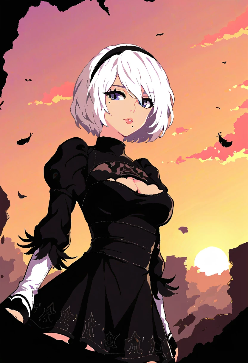 score_8_up, score_7_up, score_6_up, best quality, masterpiece, sfw, by ke-ta, source_anime
BREAK
1girl, standing, looking at viewer, cowboy shot, yorha no. 2 type b, outdoors
<lora:ke-ta_pony_v2-000010:1>