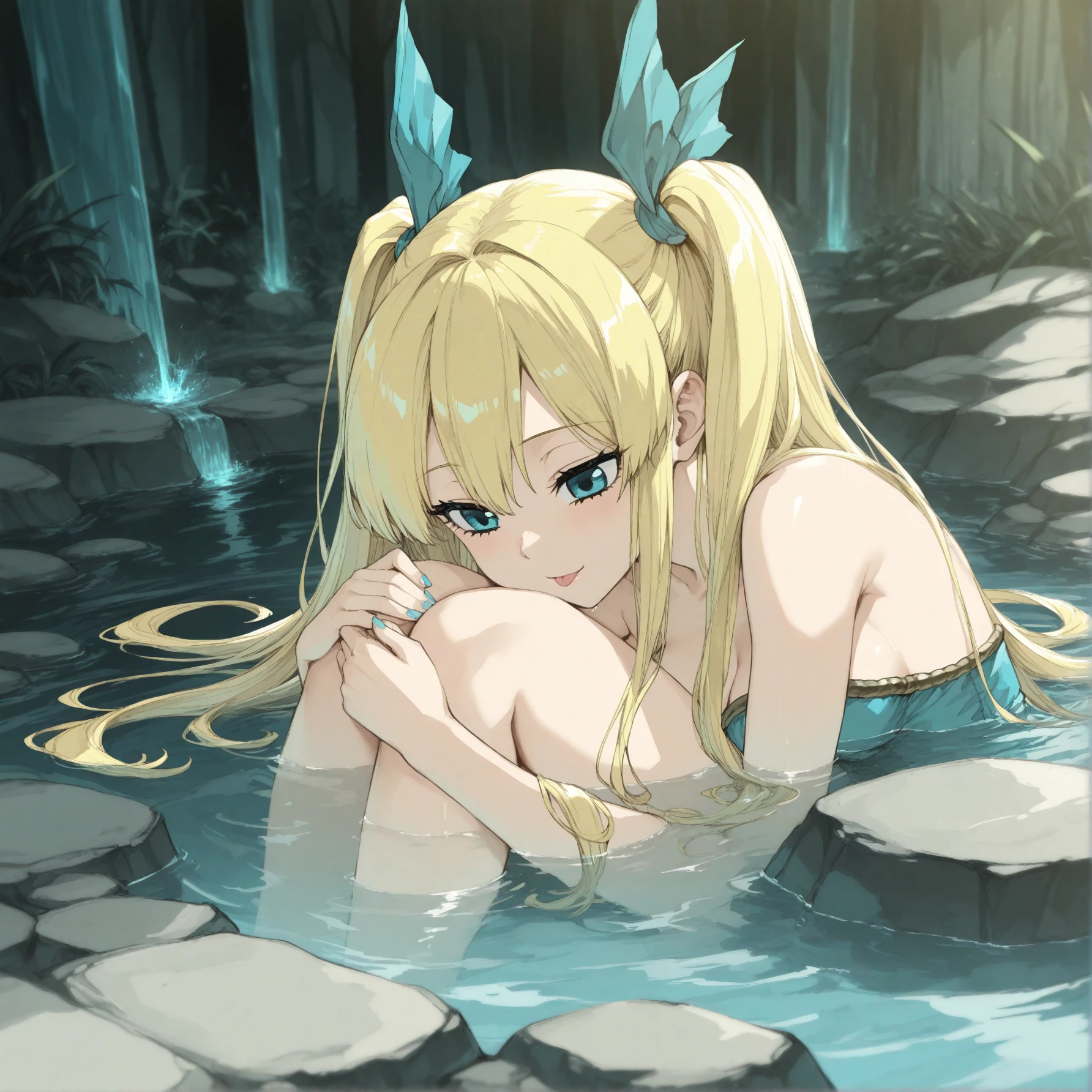score_9, score_8_up, score_7_up, best quality, masterpiece, 4k, uncensored, prefect lighting, rating_explicit, very aesthetic, source_anime, nsfw, 1 mermaid girl, (blue skin:1.4) Squirting, shriveled body, solo, blonde long hair with bangs, crying, open mouth, wrinkles orange fins on ears, fish scale body, crawl on all fours, dry skin, cracked skin, desert, Strong sunshine, (small breasts, sagging breasts, old breasts:1.4) pussy juice, breast milk,