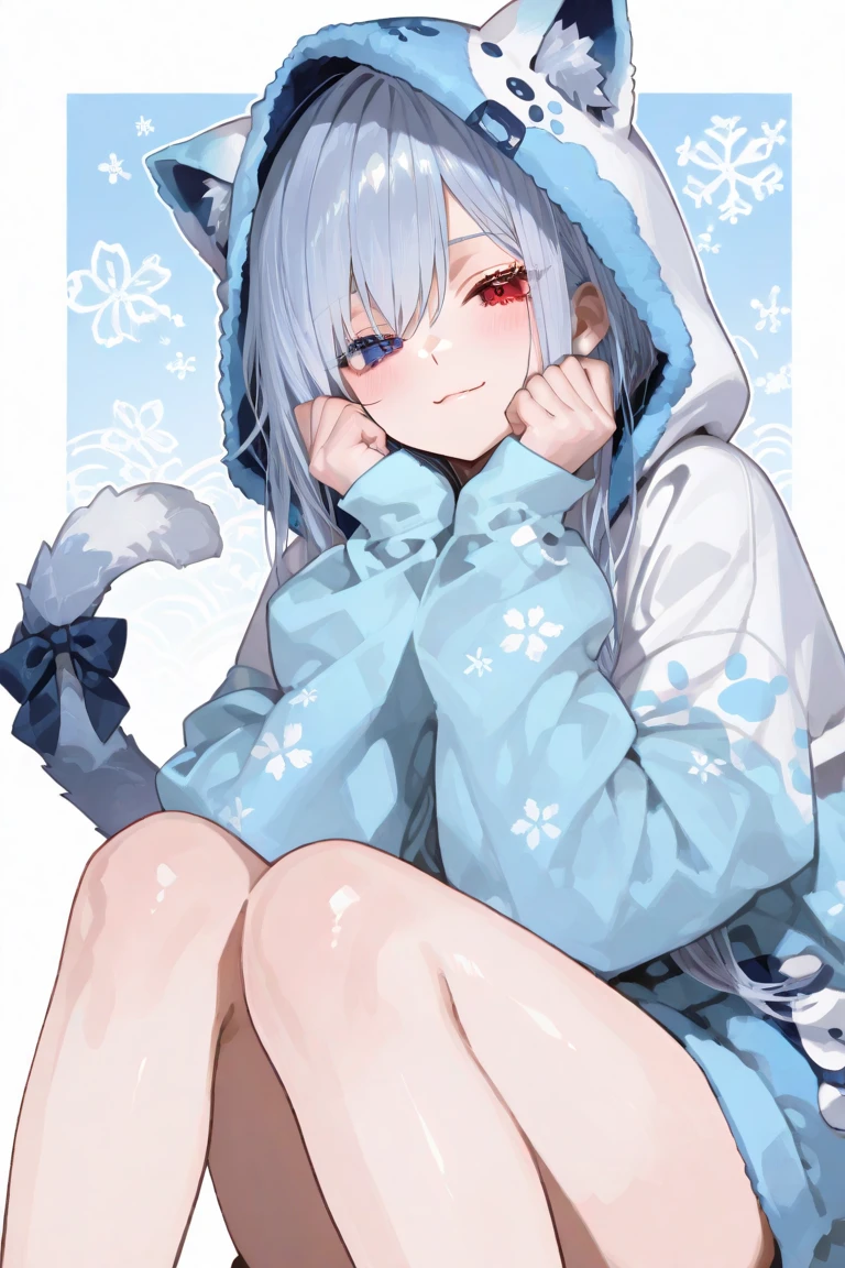 HSDP, DreamPortrait, 1girl, looking at viewer, blush, solo, smile, tongue out, tongue, open mouth, indoor, sitting, paw gloves, 
<lora:FGOKAMAV1:0.8>