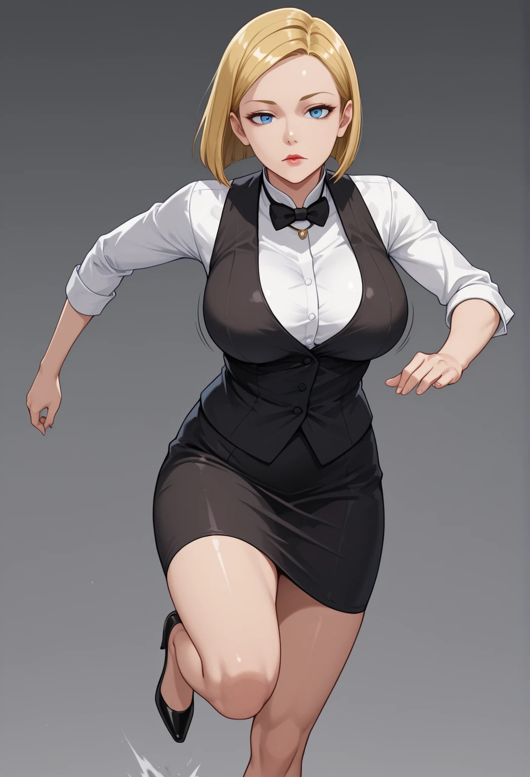 score_9, score_6_up, source_anime, indoors, crowd, 1girl, amelia_formal, short hair, single hair bun, black dress, see-through, cleavage, mole on breast, tiara, earrings, thigh strap <lora:watson_amelia_sdxl_pony-000009:1>