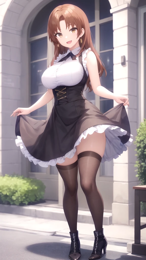 1girls, , Trikot,Playboy Bunny, Netzstrumpfhosen, braune Haare, Anime Niedlich, flush, dicker, , sexy, Titten