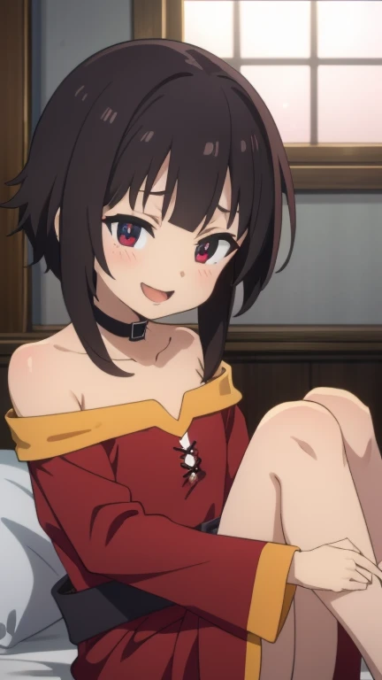 [[anime styled]],[[digitalart]],masterpiece,best quality,Tomomi_saikyou,(red eyes),black hair,bob cut,Short hair,Hair Ribbon,(midium build),NSFW,1girl,((sitting on the couch,reclining)),face focus,short torso,[perfect anatomy],(red uniform,Winter clothes,Long sleeves,red Long skirt),skirt lift,upskirt,((white panties,)),cameltoe,relaxing,smile,blush,spread legs, break background living room,couch