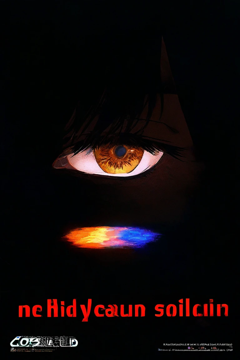 Schiller line drawing color lead style,Nezha close-up,full of artistic imagination,Asian trend poster, concept blockbuster