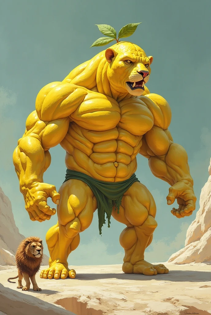 Lion‚male‚big sphere belly‚big belly‚bulge crotch in loincloth‚fat belly‚big chest‚pregnant‚muscular‚bodybuilder‚big abdominal muscle‚loincloth‚big fat belly‚huge bulge belly‚A loincloth with a huge bulge in crotch‚huge belly muscular ‚huge bulge belly‚big fat belly ‚gigantic belly‚ waterfall ‚ summer 