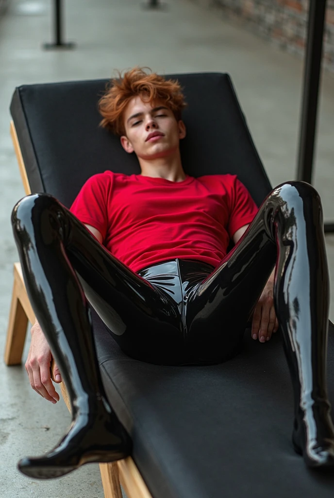 (depraved homosexual queer male, looking at viewer, empty background, human chess, white king is checkmated and being castrated, beautiful eyes, male ballet tights, male crotch bulge, buttocks, groin pain:1.5)