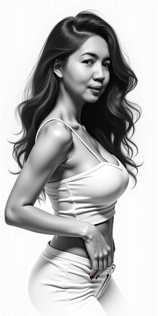 ((Sensual)), (( hyper realistic , high face details )),  extreme hot photo of a gorgeous   jessica chastain    in a  silver color    bikini, ((glistening)) with sweat, posing sexualized