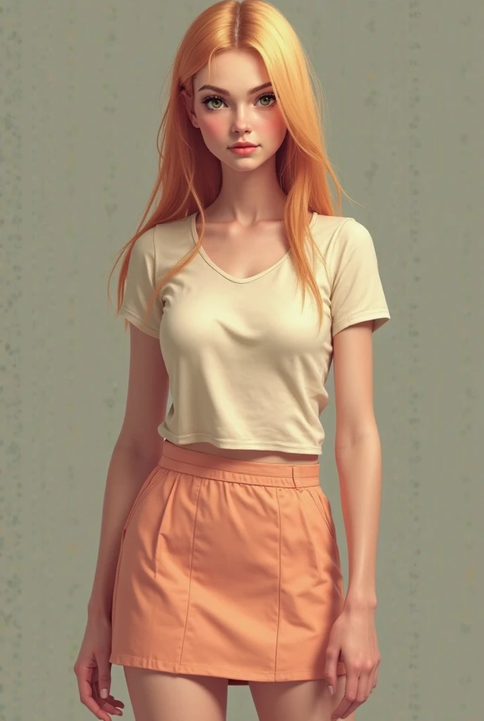 Create photo realistic image, 4k quality, large breats, ginger hair, distinct facial features, slim neck, large breasts, white tennis skirt, slim figure, in a park