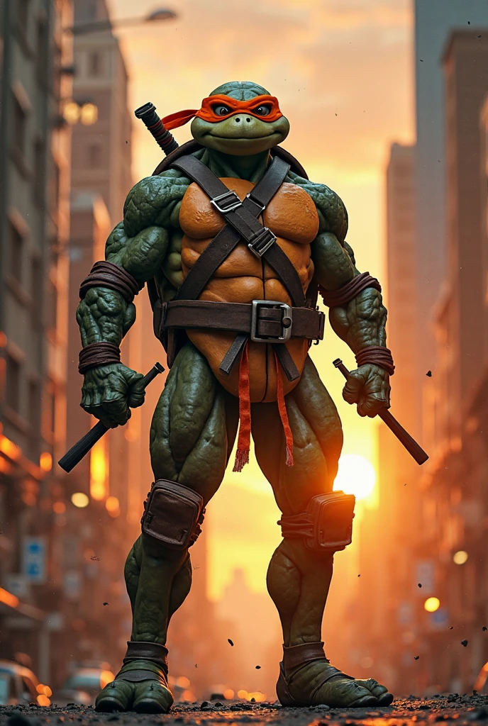 (RAW photo, real life, absurdres, high quality, photorealistic, detailed, realistic:1.3),(female solo:1.2,muscular female),a high resolution photo of a (TMNTRaphael),a teenage mutant ninja turtle with a red bandana mask with eye-holes,(bandana covers upper head),(pov from below),(front view,full body view:1.1),standing,(looking at viewer),hands on hips,intimidating,powerful,feminine face,(boobs behind plastron),nipple bulge on plastron,big muscles,veiny muscles,wet body,visible below plastron,juice dripping,in a dark city sewer interior,sewer interior and pipes in background, cinematic, atmospheric, 8k, realistic lighting, shot by Hassleblad H6D, Zeiss, Kodachrome, nikon, 50mm 1.2 lens, Octane Render, ultra realistic, realistic lighting, photorealistic, photorealism, photoreal, unreal engine 5, Adobe After FX, highly detailed, intricate detail,detailed scales,