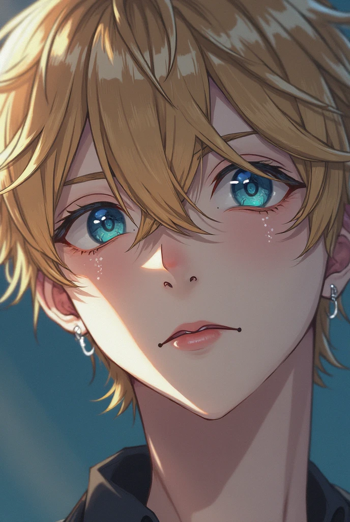 (Masterpiece, best quality, Highres:1.4), 1boy, solo, solo focus, portrait, horror, sad,