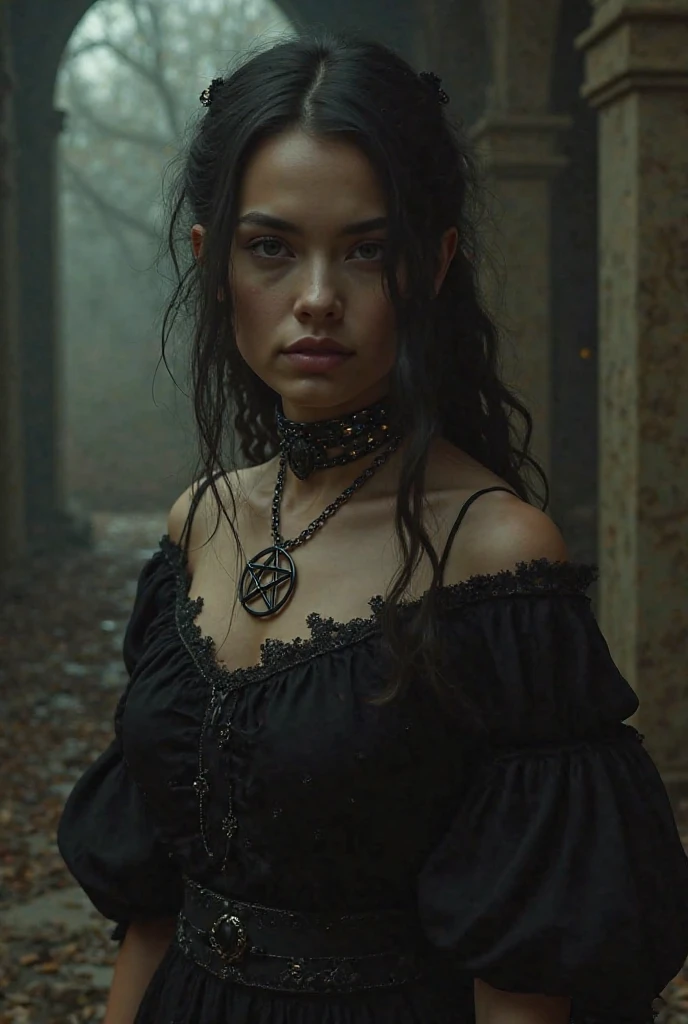 RAW photo, a portrait photo of JennaO woman, vampire hunter, wearing vampire hunter clothes, nighttime, Transylvanian countryside (high detailed skin:1.2), 8k uhd, dslr, soft lighting, high quality, film grain, Fujifilm XT3

<lora:Jenna Ortega:1>
<lora:URPM:0.5>