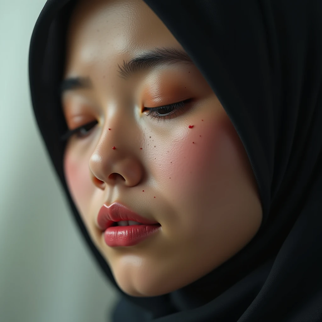 2woman, 3-Years-Old,Female Teacher, Hijab Beautiful Indonesian Woman, Wearing Tight Gamis, wearing bra, White Porcelain Skin, Realistic Ultra,,2, Lesbian Sex, deeply in Lustful,nipple lick,one finger on pussy,lay down on a table