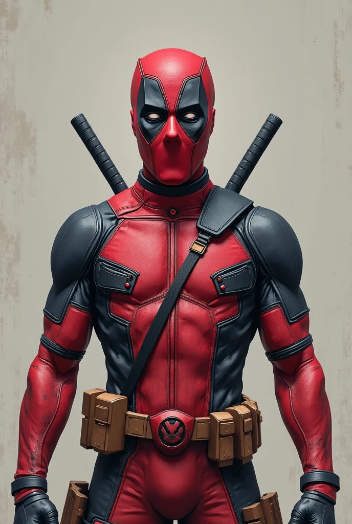 Deadpool1024, <lora:robotbconn:0.85>,black backhground, <lora:Deadpool1024:0.8>