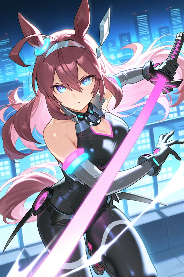 Extreme detail,masterpiece,futuristic city,girl with (energy shield):1.3,tight-fitting bodysuit,protecting herself from danger,using shield in battle,futuristic buildings,flying cars,shield growing brighter,repelling invader