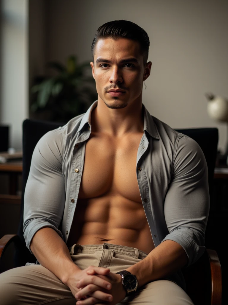 Outdoor Hot Spring Hall Garden Landscape! Stone lamp! Beautiful environment! Water and fog!Best quality, masterpiece, ultra high res,detailed background,solo,male,mature,bara,muscular,mature male,silver formal suit,office,salaryman,sitting on chair,plants,looking at viewer,from below,depth of field,, mature male, arm hair, ! Skinny and tall!(Chest hair:1.8) ! High detail 8K)! ((Realistically)), ! 186 cm! 70 kilograms! Popular clips! ( High-detail 8k ((realistically)), big hairy black areola! , best quality, bright lighting, focus, theater! 35 years old, hairy breasts, thick hair , Reddit, photo realism, gray hainely sculpted eyes! gray hair!, body perfect blend of organic and artificial,midjourney gray hair!! photo realism, Short hair! Outdoor。Beautiful calves hair!!!!,Germany Male !Height 208cm, small head! Germany! Advertisements with a sense of design ,Germany Male !, small head! More Detail High detail 8K)! Popular clips!, Dark skin, best quality, focus, ! 35 years old, Adam Dario Kier screenshot, photo realism, Short hair! Gray hair!