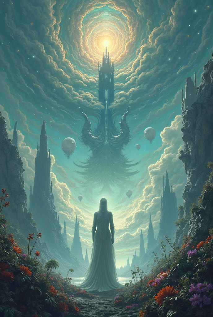 fantasy art, RPG art [[a picture of 2 women]], , a female angel (Masterpiece, intricate details), wearing dress, pale skin, best details beautiful face (Masterpiece, intricate details), blond hair, long hair wavy hair (Masterpiece,  intricate details), blue eyes, high heeled boots, wearing a dresasterpiece, intricate details), large angelic wings, white angelic wings spread [AND] a female demon (Masterpiece, 1.3, intricate details), demon, red skin (Masterpiece,  intricate details), demonic wings, black demonic wings spread, demonic hornasterpiece), red skin (Masterpiece), black hair, red eyes, best details beautiful face (Masterpiece, intricate details), wearing a dressier piece: 1.3, intricate details), high heels, in the border between heaven and hell, moon, stars, clouds, god rays, soft natural light silhouette, dynamic angle, photorealism, panoramic view (Masterpiece 1.3, intense details) , Wide-Angle, Ultra Wide
