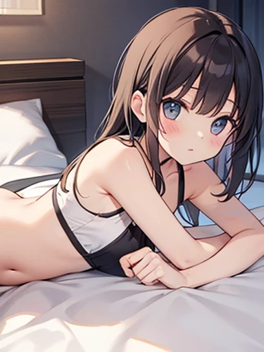 pokemonmay, pokemonmay, blue eyes, brown hair, bandana, long hair,bandana, twintails, hair between eyes, (small breasts:1.2),
Lace lingerie, lace bra,lace panties,fishnet stockings, stocking suspenders,cleavege,neckline,black choker,
BREAK looking at viewer,
BREAK on bed,room,candles, night, silk bed,
BREAK (masterpiece:1.2), best quality, high resolution, unity 8k wallpaper, (illustration:0.8), (beautiful detailed eyes:1.6), extremely detailed face, perfect lighting, extremely detailed CG, (perfect hands, perfect anatomy),full body,from above, laying on back, on bed,