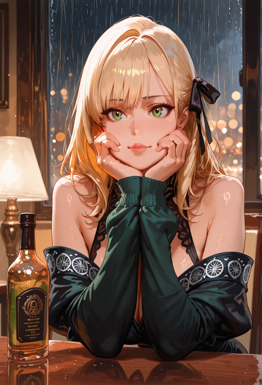 1woman, beautiful face, elegant mature woman, Ultimate beauty of all time:1.5, Ultimate attractive face that combines sexiness and eroticism:1.5, Slut:1.3, solo:1.3, beautiful big breasts, green eyes, blonde hair, short hair, bob cut, (eyes visible through hair:1.3), glossy very thick lips:0.7, sexy smile, pink lipstick, extremely blue bodycon Chinese dress:1.5, ultra miniskirt:1.3, neckless:1.5, earring, bracelet, (open cafe:1.5), 1woman, Slut:1.5, beautiful face sharp, elegant mature woman, perfect body style, beautiful big breasts, green eyes, shiny blonde hair, hair over one eye, short hair, glossy very thick lips:0.7, pink lipstick:0.7, smile, sexy pose, ultra small clothes, micro bikini, on the beach, at day,