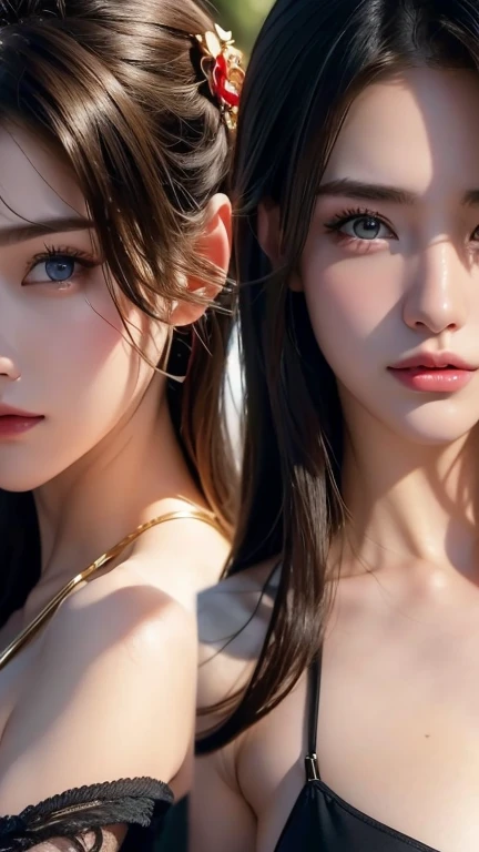 (Ultra Realistic), (Illustration), (High Resolution), (8K), (Very Detailed), (Best Illustration), (Beautiful and Detailed Eyes), (Best Quality), (Ultra Detailed), (Masterpiece), (Wallpaper), (Detailed Face), One Girl, Look Front, Fine Details, Detailed Face, Low Key, pureerosfaceace_v1, Dark Eyeliner, Bangs, Big, (Best Quality, 8k, 32K, Masterpiece) 1gril, brown ponytail, large breasts, (detailed white loose shirt: 1.5), shorts, cleavage, shirt with white collar, necklace, (detailed lace bra: 1.1), (slouch: 1.8), smile, get on all fours, look down,