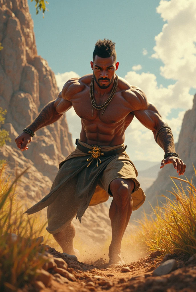 a man overcoming obstacles