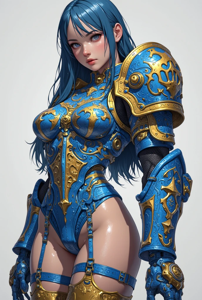 realistic,cosplay,1woman,detailed gorgeous face, delicate features, big breasts, full body, showing cleavage, sexy poses, cosplay clothes, anime, plain background
