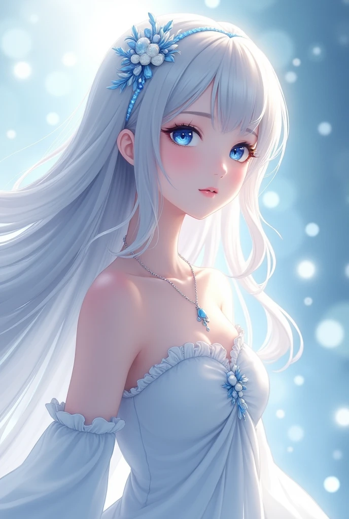1girll, Solo, Super fine illustration, An extremely delicate and beautiful, Best quality, Silver hair, Blue eyes, Cute, Lovely, elegant, moon surface, Moonlight, Dazzling, Shining, Radiant, Sparkling, magical, Dreamy, Enchanting, Ethereal, mistic, Otherworldly, Celestial, Futuristic.