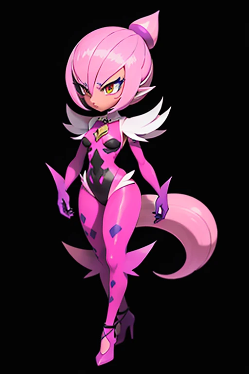 anime character design de una neeko con una mochila y una pelota, Pokémon Trainer outfit, Pokémon Trainer, pokemon anime style, Official character art, pokemon art style, ( ( character concept art ) ), anime character design, anime character art, mejor anime character design, female protagonist 👀 :8, Anime Characters Cheat Sheet, anime character art detallado, bonito anime character design pechos gigantes 