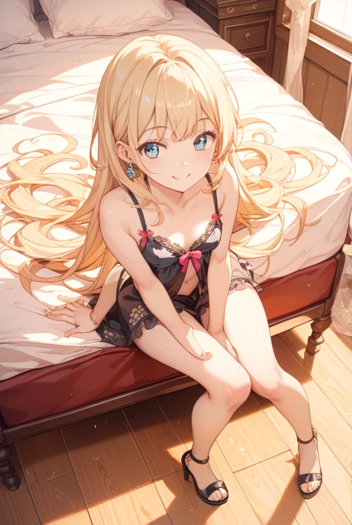 (best quality, masterpiece),full body, 1 girl, solo, mine ,nsfw, details, (Light and shadow oxtail , Cute girl posing on pillow ,steam, pillow humping,(pillow ride), masturbation, pillow straddling, crotch rub, hump,open mouth , kneeling,(Steaming hot),(pillow), LatifaFleuranza, blonde hair, blue eyes, very long hair, tiara, LatifaPajama, pajamas