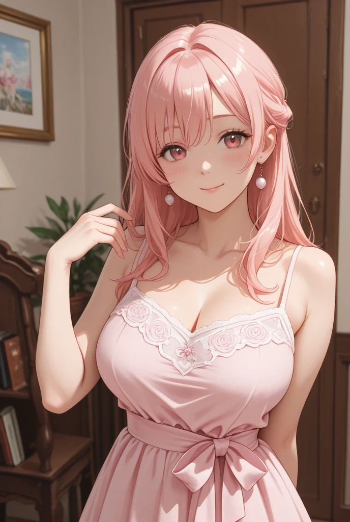 (Night:1.7), Cyberpunk_CityView, Before Window,in front of a wall with a clock,
sitting at attention,sitting on couch,(Close-up),
white shirt,yellow skirt,collarbone, cleavage, puffy_short_sleeves,thighhighs, White legwear,
no_bra,
pink_hair,long_hair,blue_eyes,
1 girl, 20yo,mature female,Beautiful Finger,Beautiful long legs,Beautiful body,Beautiful Nose,Beautiful character design, perfect eyes, perfect face,
looking at viewer, (innocent_big_eyes:1.0),(expressionless:1.3),
NSFW,official art,extremely detailed CG unity 8k wallpaper, perfect lighting,Colorful, Bright_Front_face_Lighting,
(masterpiece:1.0),(best_quality:1.0), ultra high res,4K,ultra-detailed,
photography, 8K, HDR, highres, absurdres:1.2, Kodak portra 400, film grain, blurry background, bokeh:1.2, lens flare, (vibrant_color:1.2)
(Beautiful,large_Breasts:1.4), (beautiful_face:1.5),(narrow_waist),