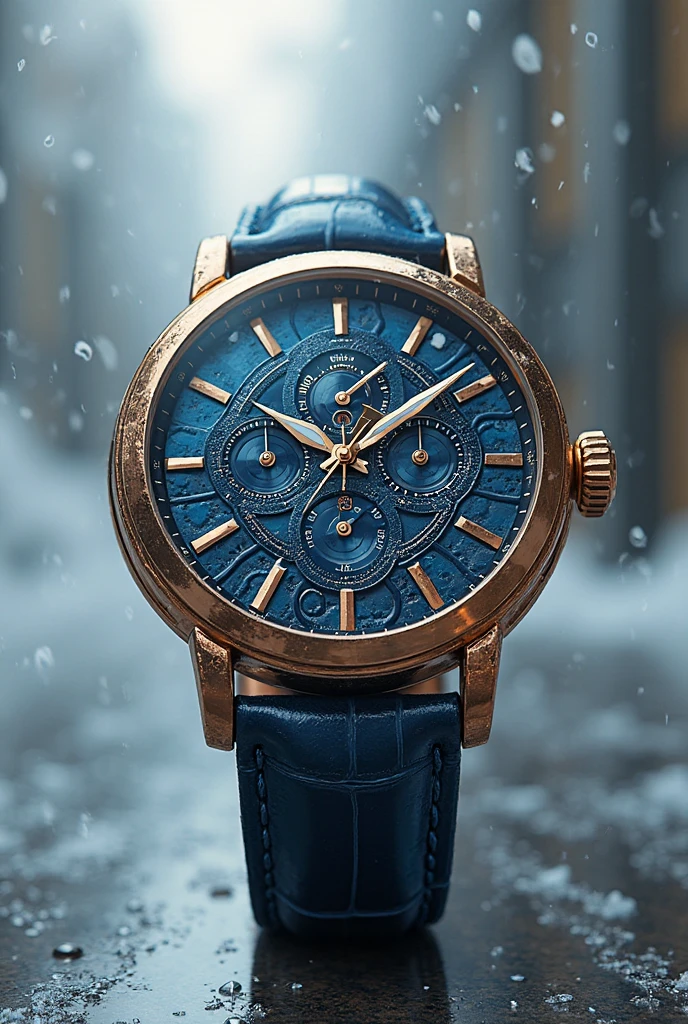 Limited Blue Gold. A huge watch, beautiful design with palette