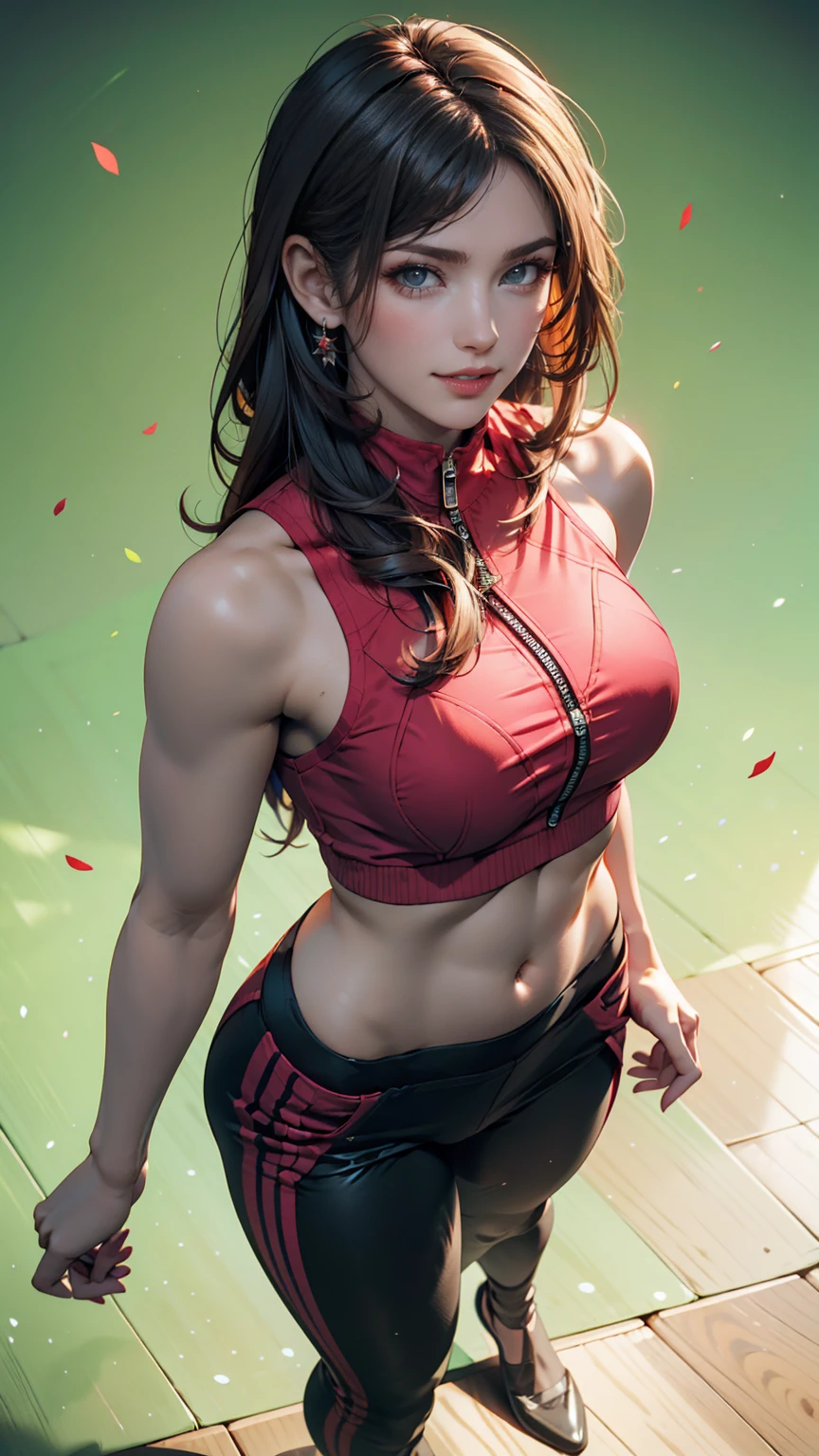 8k,Light brown mohawk hair,胸の大きなso beautifulなオランダ人の女性, Big and ample breasts,Big smile,so beautiful(Like the real thing)Black and red sporty outfit,Black and red sporty pants, sexy,deviantart artstation cgscosiety, 3DレンダリングCharacter Art, Trending on Artstation 8k, Trending on artstation hd, Adventure Hyper Real Rendering, Perfect body with realistic shading, Photorealistic perfect body, Ultra-high resolution,Ultra-high resolution,Surreal,Fantasy art,Character Art,high quality,sexy,Strongly defined abdominal muscles,Muscular and slim body,Muscular and lean lower body,Rich colors, Backlight, Cinema Lighting, Film Grain, to be born, 50mm lens, Nikon D850,compensate,View your viewers,Lean and muscular lower body,Muscular Beauty,Bodybuilder,Makeup,Big smile,Uplifting,Top-down view,push ups,On all fours,