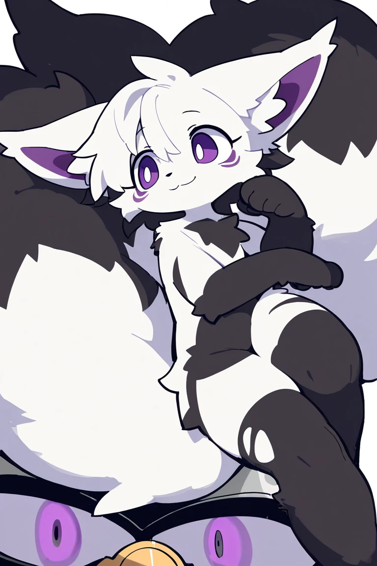 score_9, score_8_up, score_7_up, score_6_up, score_5_up, score_4_up, source_anime, kemono style, Anthro, an Anthro female moth, white moth girl, fluffy white furry body, yellow eyes, black sclera, nostrils, fully naked, black nipples, tall, skinny, small breasts, white fluffy body, neck fluff, short white hair, moth antennae, two moth wings, on her knees, seductive, cute expression