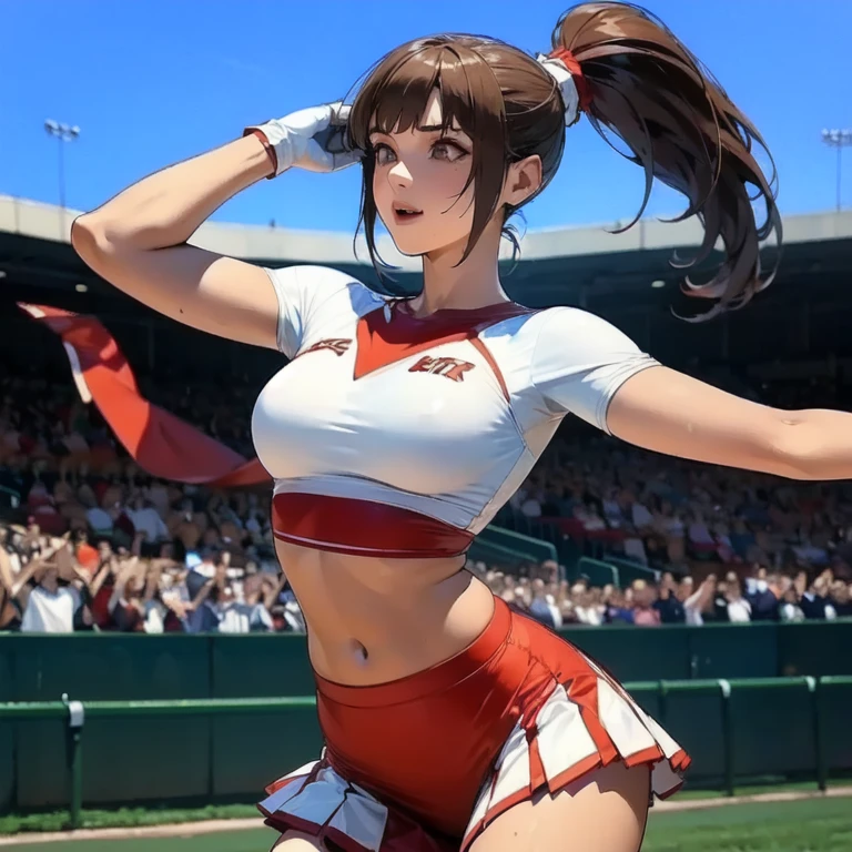 best quality, high quality, ultra quality, 8k, masterpiece, detailed, extremely detailed, insanely detailed, ultra detailed, ultra highres ,exquisite, lifelike Images,cinematic experience,UHD picture,Realistic,photorealistic,hyperrealistic,vivid,RAW photo,shot by DSLR, 
one girl, upper body,half smile, (Roman Colosseum), Gladiators, fighting stance, crowd of spectators,Large crowd,(Olympic Flag),Olympic symbols