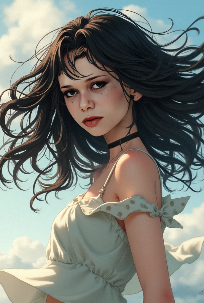 sunset horizon, digital brush strokes, stylish studio shading on top,
Shadow art, digital illustration, comic style.
close-up, (Full body) Middle-aged domestic woman. Drina is dressed in torn and rotten clothes that seem to blend seamlessly with her surroundings.
Her hair is disheveled and tangled, and her skin is covered in dirt and grime. However, her eyes glow with an anxious intelligence.
Art by Giovanni Boldini, Bastien Lecouf-Degarme, Carn Griffiths, E. Abramzon, Raphael, Caravaggio, Coby Whitmore, Titian, Leonardo da Vinci, Studio Ghibli Genshin Impact