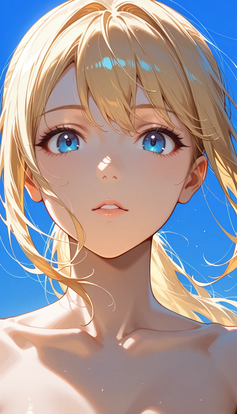 1girl blonde  Caucasian
mature
detailed face 
off shoulder
 god light 
butterflies 
wind
 Miho Hirano
 perspective 
 ( masterpiece,   ) (best quality)
