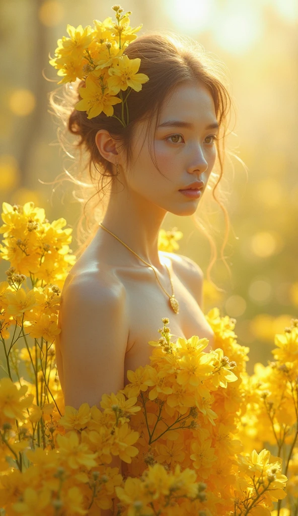 (((Exposing breasts 1.6))),(((Exposing breasts 1.6))),(((Exposing breasts 1.6))),masterpiece, Highest quality, 8k, Absurd, Beautiful medium long bob hair,Woman in her late 20s, That shy expression is cute, (Sensual Style),((Seven episodes were filmed..................1.4)), (Nude 1.5), No makeup, The near road and the far road, Written boundary depth, Surreal, High resolution, photograph, Sharp focus, Face lamp, Dynamic Lighting, highest detailed, ,Extreme detaileds、Super detaileded、detailed、Real Skin、elegant features、Positive and optimistic、(The background is a colorful flower field)