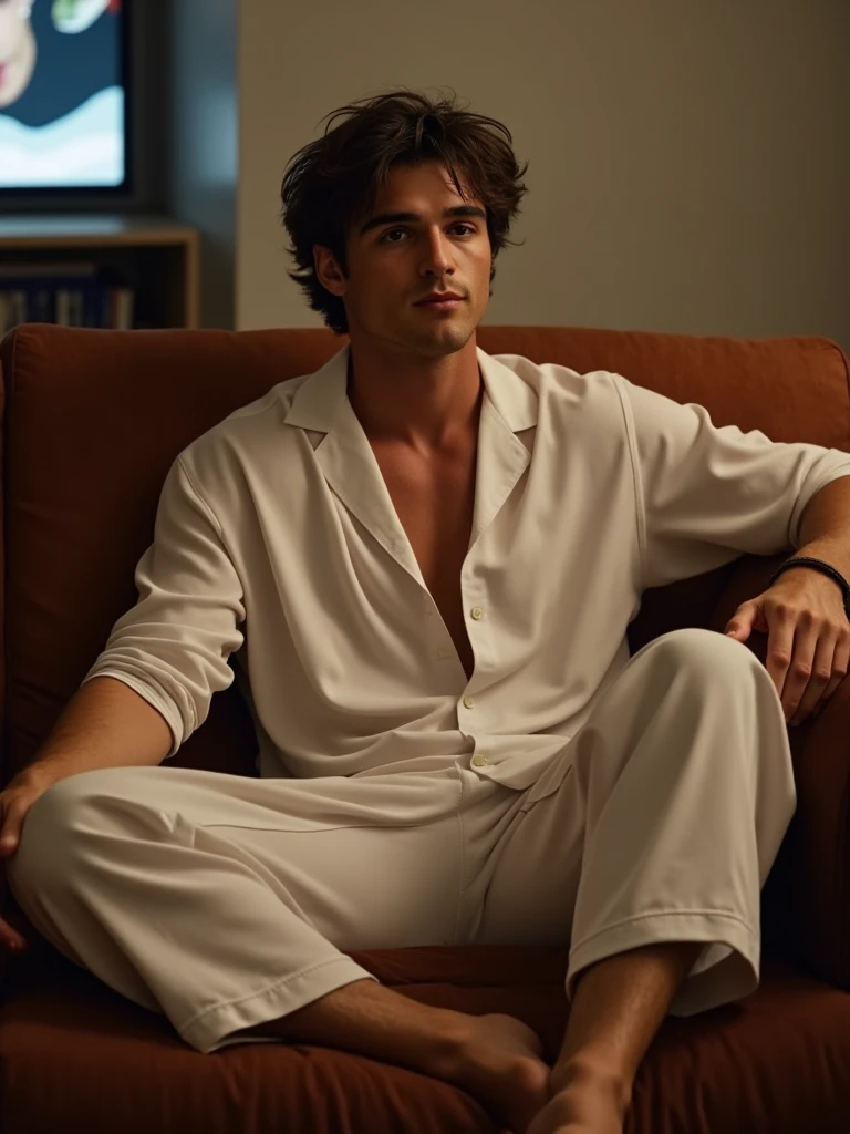 (obra maestra),(mejor calidad), joven hombre, 22 years, rubio, blanco, sin camisa, black pants, corona de rey