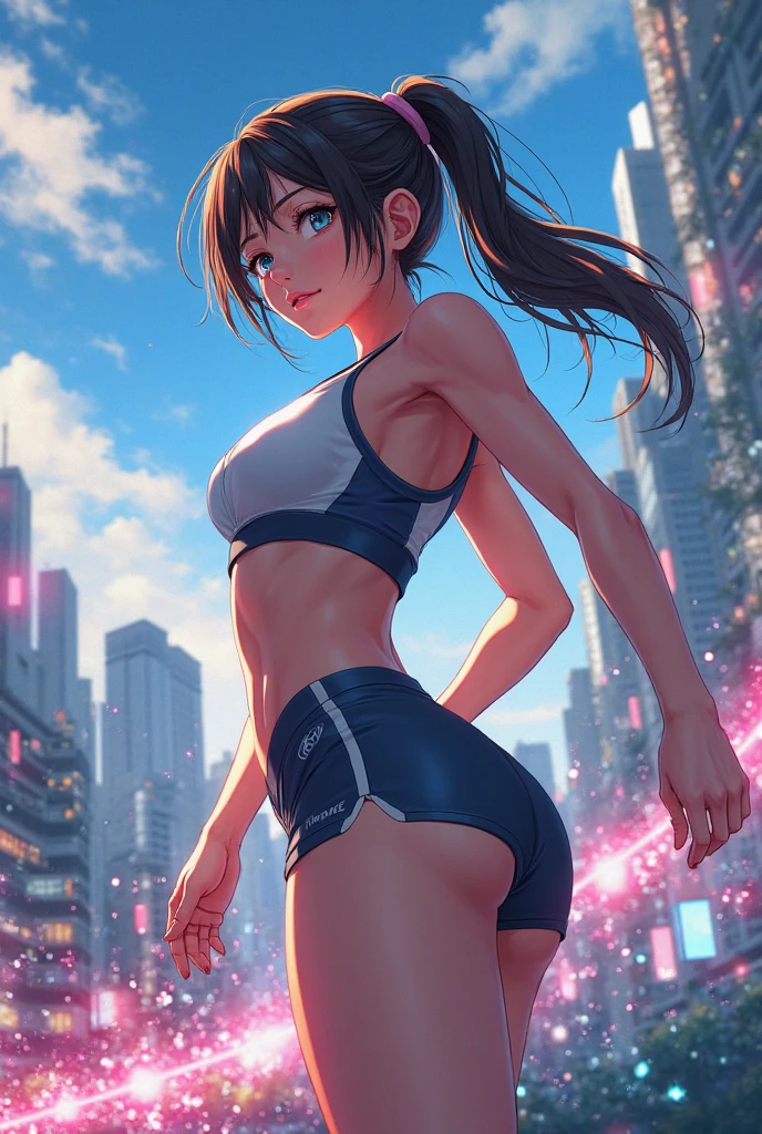 Running Beauty、buttocks emphasis