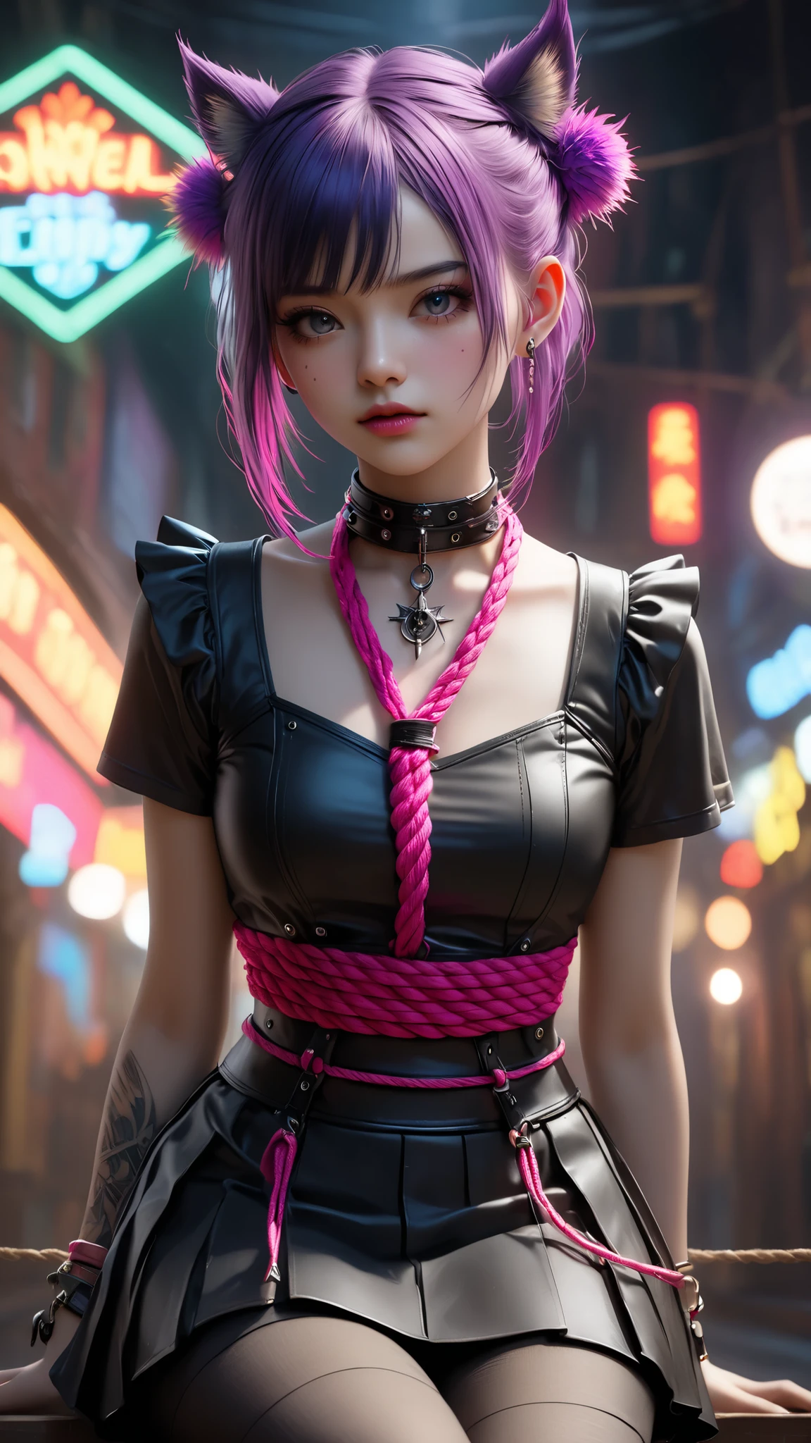 masterpiece、masterpiece、Awards、High Quality、high resolution、high resolution、Portrait、((fenboy))、 ((live-action face))、Colourful long-sleeved gothic lollies _punk、skirt for ears、 (full body)、Beautiful Faces、detailsな描写、 Absurd Details, best light, sharp, sharp image, ultimate,details, extremely details、Particle Effects , beautiful effects, bright colors, neon、 bondage 、超A high resolution 、photorealistic stick rendering、Portrait、 realistic textured face and skin、完璧な解剖学、 CGSoation Trends 、 SLR during homework、Original photo、photorealistic:1.keletal shibari :1.2、rope with vib、close-up、 attached、torture:1.2、Punishment、Realistic 3D CGI、Realistic Textured Digital Art、sit:1.2、Realistic Faces:1.5、Milk thistle 、Crotch lift、