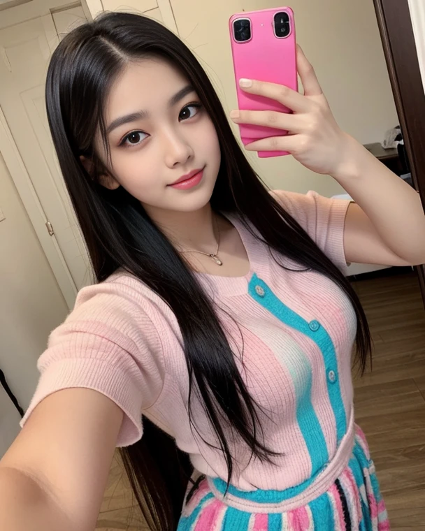 ,(tareme:1.4),huge breasts,(japanese model:1.3),pointy nose,(kind eyes),straight hair,tongue,sweaty,look at viewer,off-the -shoulder sweater,shiny skin,cleavage,fellatio gesture,smile,at restroom stall