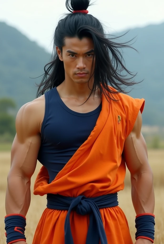 a man in a dress posing for a picture, indian god, traditional beauty, indian, beautiful goddess, ornate cosplay, indian style, indian super model, gorgeous man, south east asian with long hair, long hair in a french braid, provocative indian, gorgeous beautiful man, intricate outfit, hindu aesthetic, beautiful asian boy, extremely detailed god shot, jaw-dropping beauty