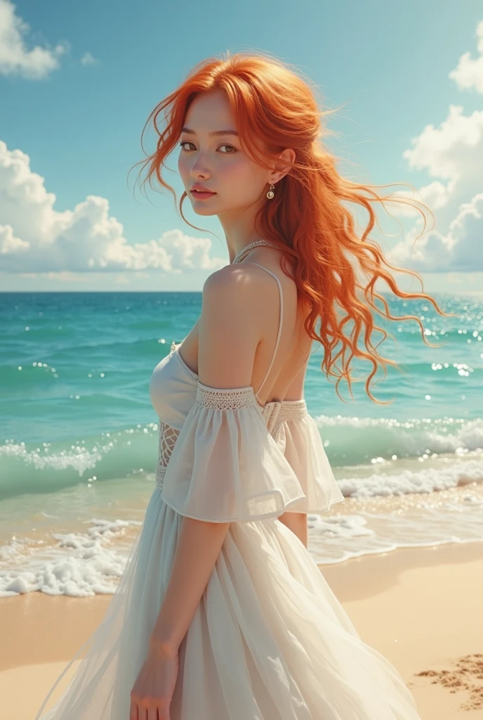 Made on Sea Art

Prompt: 
Beautiful redhead woman of very high quality&#39;cara, 40 anos de idade, cabelo longo ruivo, seios grandes, foco nos seios, cabelo vermelho, ruiva, Luz suave em um lindo castelo, Vivid details, fundo bonito, octane rendering, 8K, mais alta qualidade, Obra de arte, An illustration, Muito determinada e linda, muito detalhado, CG, unidade , papel de parede, (realista, photo-realista: 1.37), maravilhoso, finamente, mais alta qualidade, arte oficial, muito detalhado CG 8K papel de parede, todo o corpo, sentado, roupas de baixo、seios grandes、calcunha fio dental de couro preta de cintura alta、thin arms、pernas grossas、sensual, 