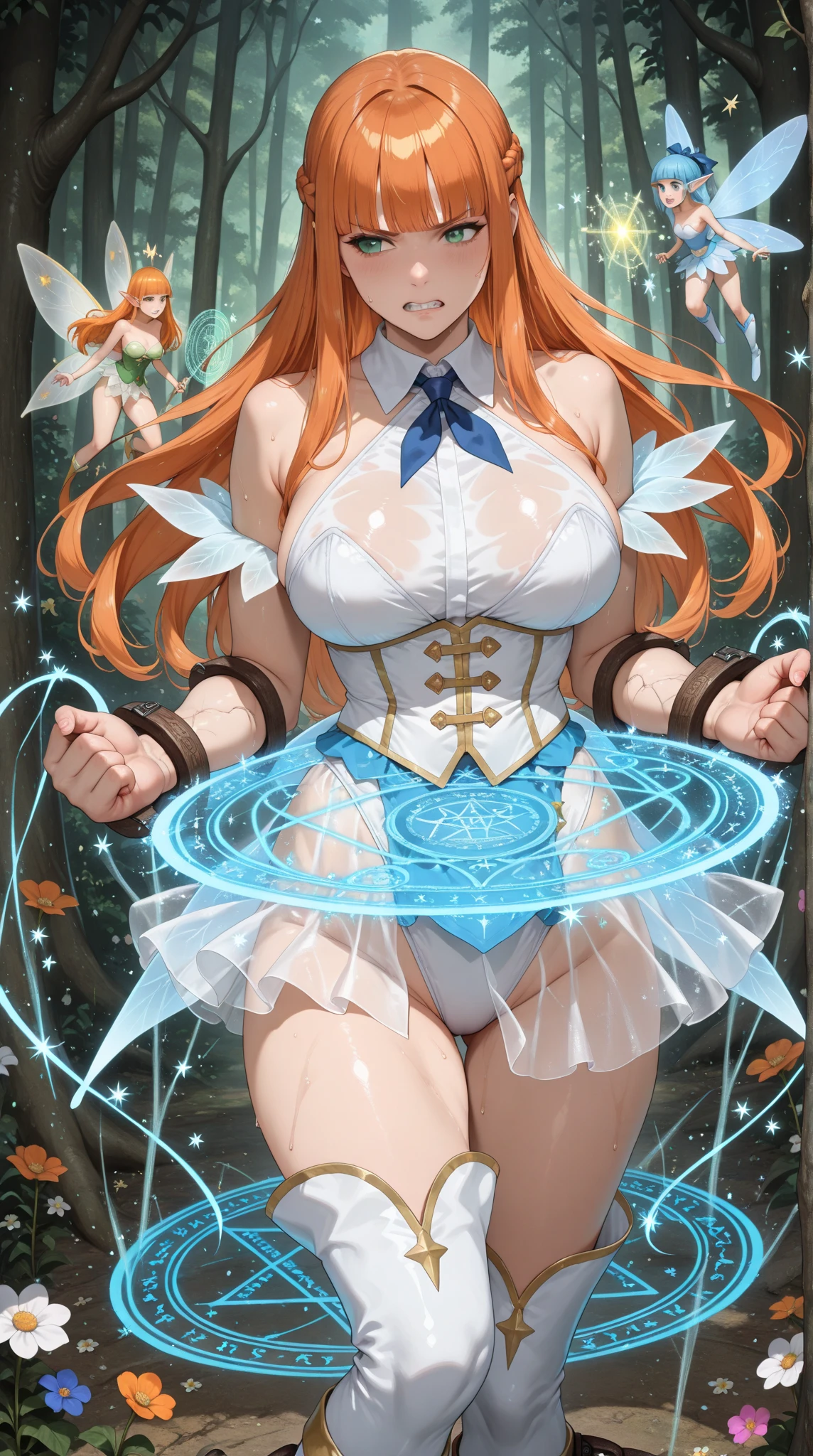 ((Girl gets dick inserted from behind in all fours pose)),(Girls Having Sex),A faceless man behind,muste piece, best quality, anime images, anime style etc., walnut \(genshin impact\), view from above, The limit of patience,1 girl, ticker,Fit Figure, blush, colorful pastel fantasy,sexy pose,super detailed background,high quality scenery,embarrassing,(hold back your pee)blushing face,Drops scattering,(Water droplets gushing out from below the thighs),sweaty,(Water gushing out towards the front),(close your eyes),Drool dripping from the side of the mouth,Black hat with camellia decoration,(ganyu cosplay),((Black full-length tights)),bare shoulders,((black tights that cover the chest)),Blue arm cover,black hair,walnutの髪型,2 hair antennae,LoRa(Ganyu's blue costume reference),inserted into the vagina,sweaty,trembling,small heart