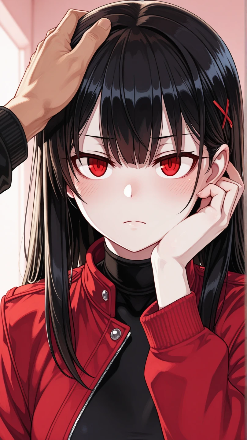 Yorbraia, Yor Briar, Black Hair, (Red eyes:1.5), Earrings, gold hair band, hair band, Long Hair, Side Lock, (Medium chest:1.2), Shadowed face,Hooded,Cover your mouth with a black scarf,strict,black Ninja uniform,Ninja,black Ninja pants,short boots,Action pose,Overlooking the city from the roof of the building,moon,moon明かり,night,moon光,whole bodyがイラストに入るように,Psychopath horror、Bloody、blood droplets,murder scene, Serial killer, Covered in blood break looking at viewer, whole body, break outdoors ,Medieval European-style building, break (masterpiece:1.2), Highest quality, High resolution, unity 8k wallpaper, (shape:0.8), (Beautiful and beautiful eyes:1.6), Highly detailed face, Perfect lighting, Extremely detailed CG, (Perfect hands, Perfect Anatomy),
